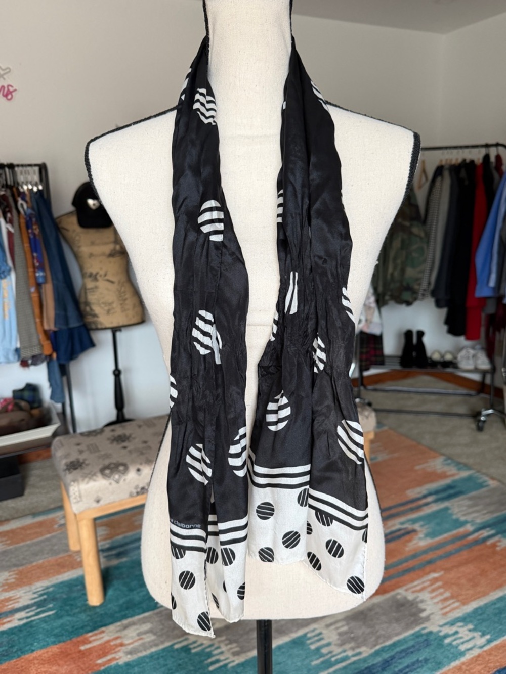 Vintage Silk Scarf - Picture 2 of 7